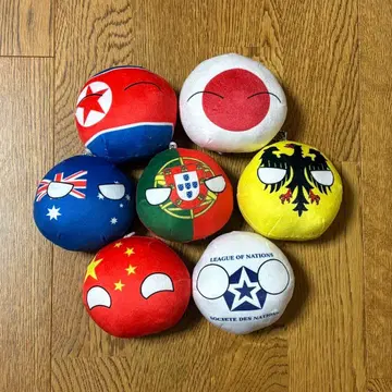 폴란드볼 봉제 인형 별 타입 7종 (낱개 판매 가능)