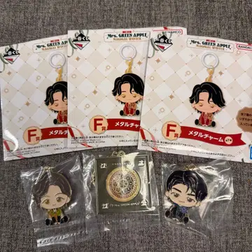 [새상품] 미세스 제일복권 메탈 참 3종