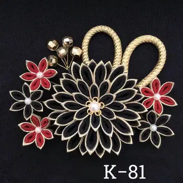 조각보 머리 장식 성인식 졸업식 사전 촬영