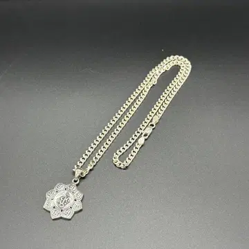 실버 목걸이 범자