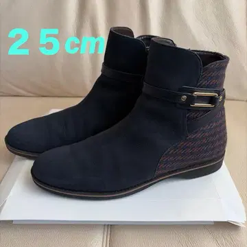 버클레이 부츠 숏 네이비 스웨이드 하운드투스 사이즈 25