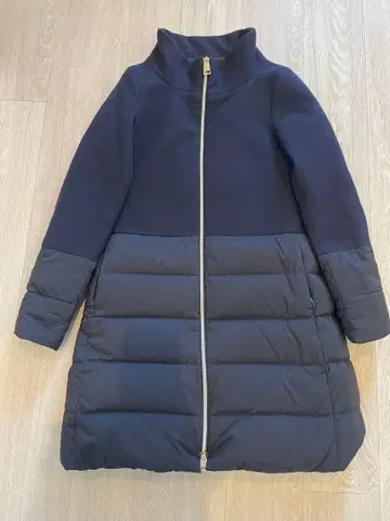 HERNO 울 절개 다운 코트 38 사이즈