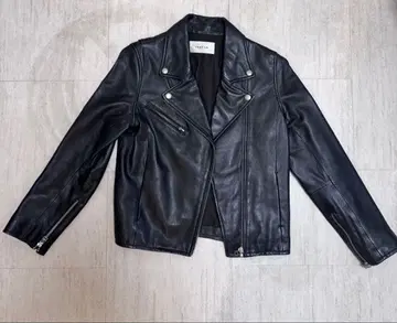 FRAY ID 양가죽 라이더 자켓 S