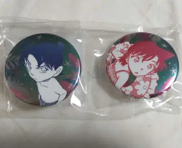 애니메이션 캐릭터 캔뱃지 2개 세트