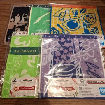 미개봉 새상품 미세스 제일복권 자카드 타월 5종류