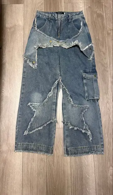 ARULE/알룰 스타 데님 팬츠 인디고 블루