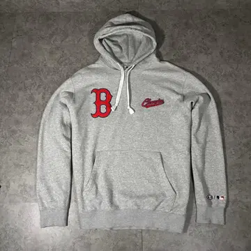 Champion x MLB 콜라보 레드삭스 2XL 후드티 자수 로고
