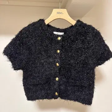 Chico 블랙 숏 가디건