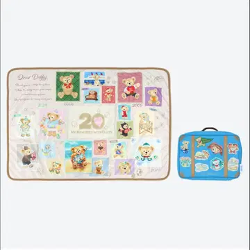 택 포함 새상품 담요 더피 20주년 디즈니씨