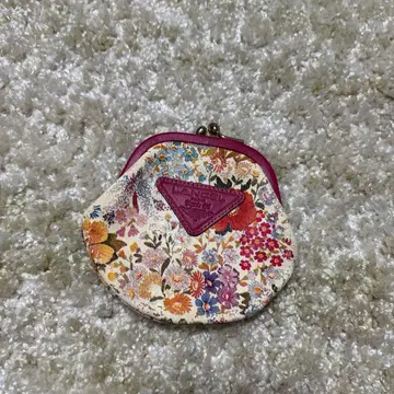 LANCEL 꽃무늬 코인 케이스