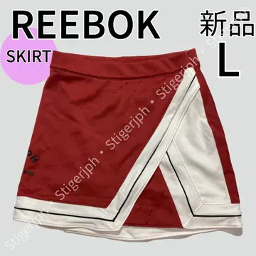 리복 치어 스커트 레드 L 사이즈