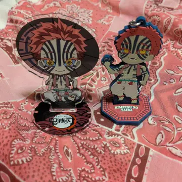 귀멸의 칼날 아카자 뻬땅코 러버 스탠드 컬렉션 세트