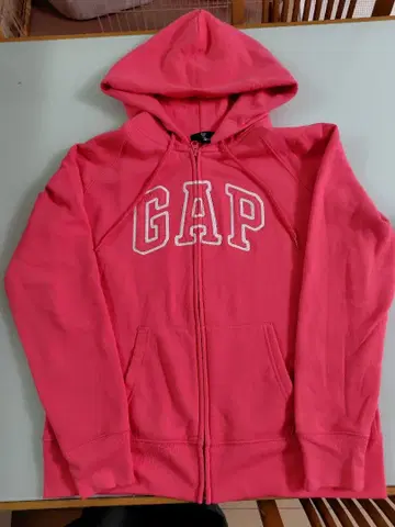 GAP 풀 집업 후드티 L 핑크