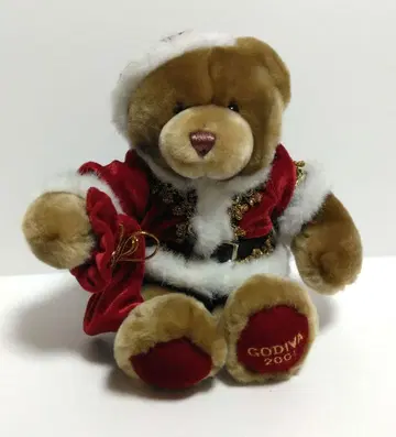 GODIVA 고디바 산타 베어 2001 크리스마스 테디베어 봉제 인형