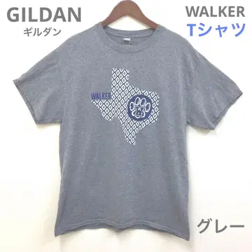 GILDAN WALKER 발바닥 T셔츠 그레이 길단