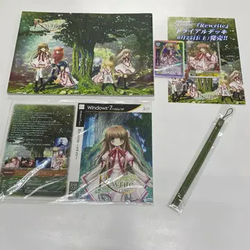 Rewrite 리라이트 PC판 일부 특전만 설명문 필독 카드 가이드북