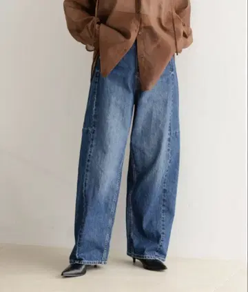 로리즈팜 커브 데님 M 사이즈