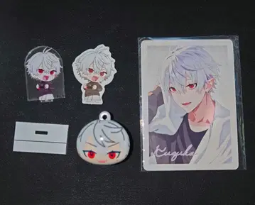 빗쿠라타마고 니지산지 마스코트&카드 세트 쿠즈하+아크릴&스티커