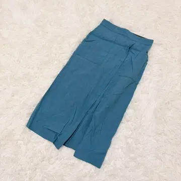 Ballsey 타이트 스커트 린넨 혼방 백 슬릿 내추럴