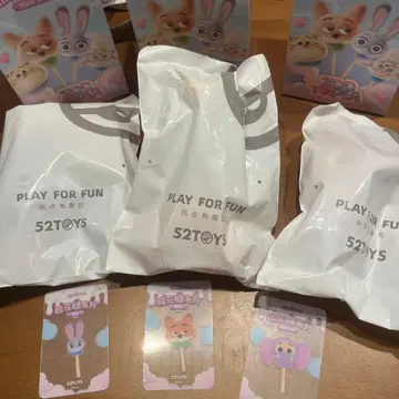 주토피아 마쉬멜로우 시리즈 플로키 블라인드 박스 3개 세트