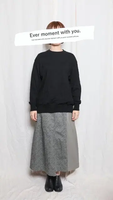 ANTGAUGE 샘플 카키 롱 스커트