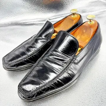 아 테스트니 로퍼/6 1/2 25.0/비즈니스 슈즈/가죽 신발/블랙