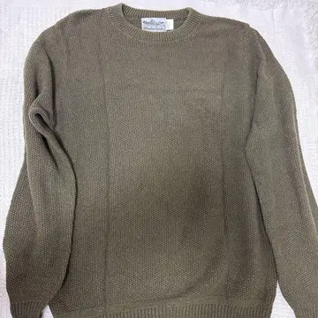 Whalerknits 니트 스웨터 L 사이즈 올리브 그린