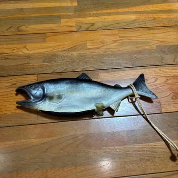 연어 모양 지퍼 파우치 약 40cm