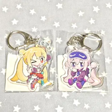 DMM 스크래치 토코 아크릴 키링 BC 2개 세트