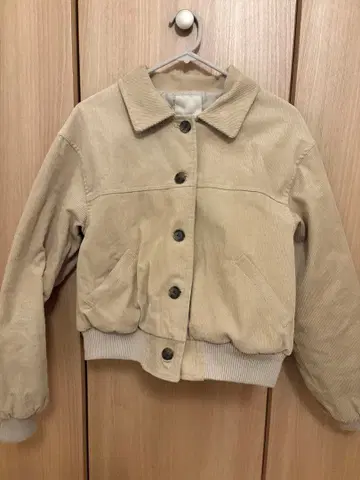 프리즈마트 베이지 코듀로이 블루종