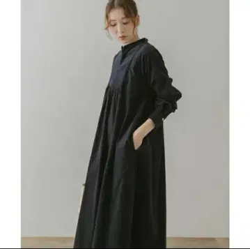 F by ROSSO 셔츠 코듀로이 스키퍼 롱 원피스