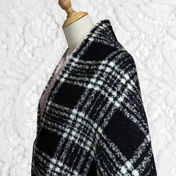 모몽가 코트 긴 겉옷 방한 코트 일본 의류 코트 울 링 트위드 블랙