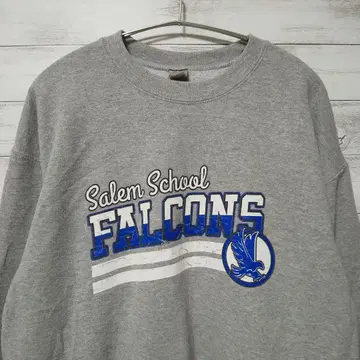 GILDAN 프린트 맨투맨 트레이닝복 그레이 USA 구제 의류