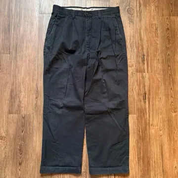 DOCKERS 90s~00s 치노 팬츠 2턱 블랙 w34
