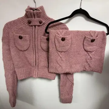 ANDMARY 스노우 니트 세트업