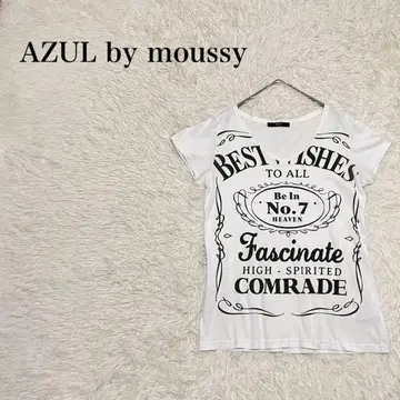 AZUL by moussy 아줄바이마우지 반팔 T셔츠 영문 프린트