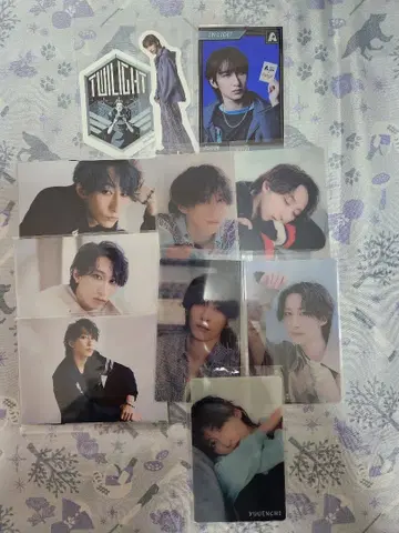 후쿠자와 유 액터즈 리그 팬클럽 굿즈 미니 사진 클리어 카드