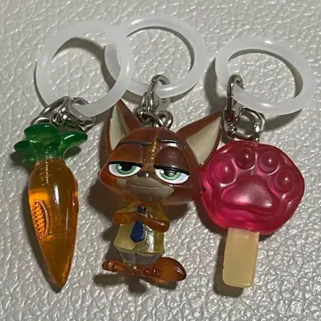 주토피아 메지루시 액세서리 닉 와일드 아이스캔디 당근