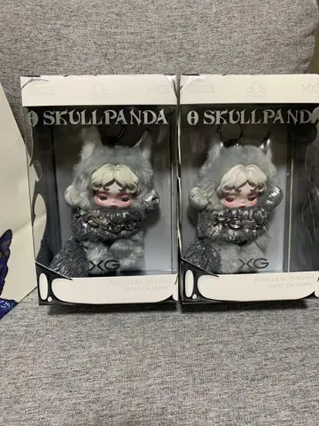 POP MART XG SKULLPANDA 스컬 팬더 X 콜라보 2개 세트