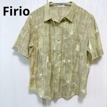 Firio 반팔 셔츠 베이지 계열 여름