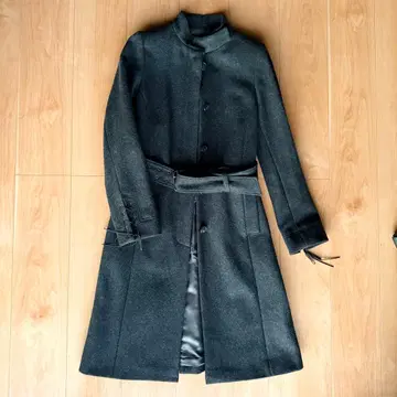 [미사용] 레스 빠세 프리 사이즈 코트 다크 그레이 깔끔한