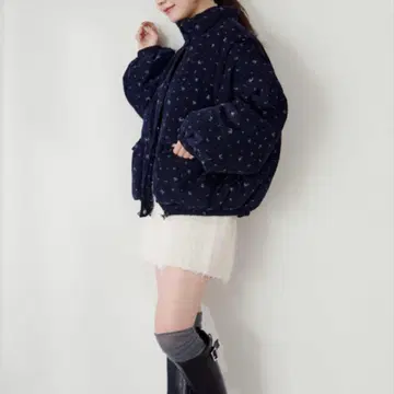 Kastane 코듀로이 충전솜 미들 자켓