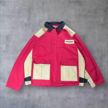 90s 기업 로고 자켓 블루종 워크 자켓 기업계