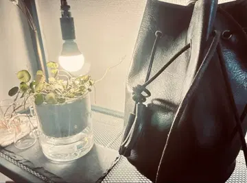 천연 가죽 반값 이하 프린지 버킷백 볼룬 복조리형 백