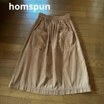 새상품급 homspun 더블 포켓 코듀로이 스커트