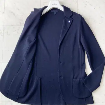 미사용급 LARDINI 라르디니 니트 테일러드 자켓 울 M