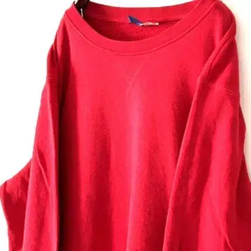 H&M DIVIDED 플레인 맨투맨 트레이닝복 레드 빨간색 구제 의류