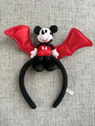 [디즈니] 미키 머리띠 할로윈 한정판 박쥐 디자인