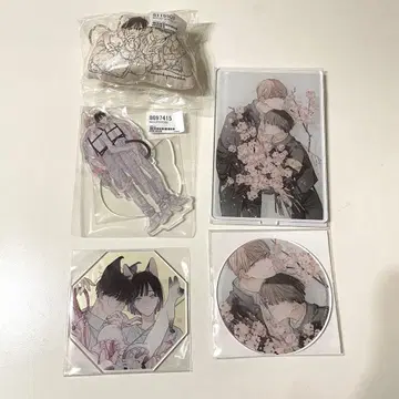 요시다 유코 선생님 아크릴 스탠드 아크릴 코스터 쿠션 키링