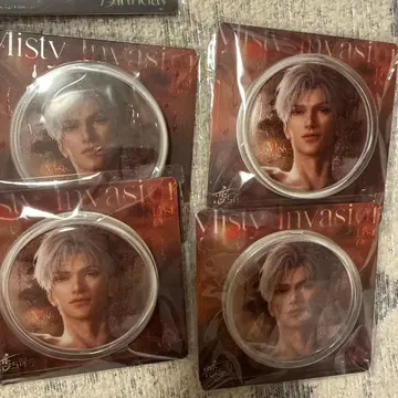 연애와 심공 공식 정품 신 반투명 시리즈 캔뱃지